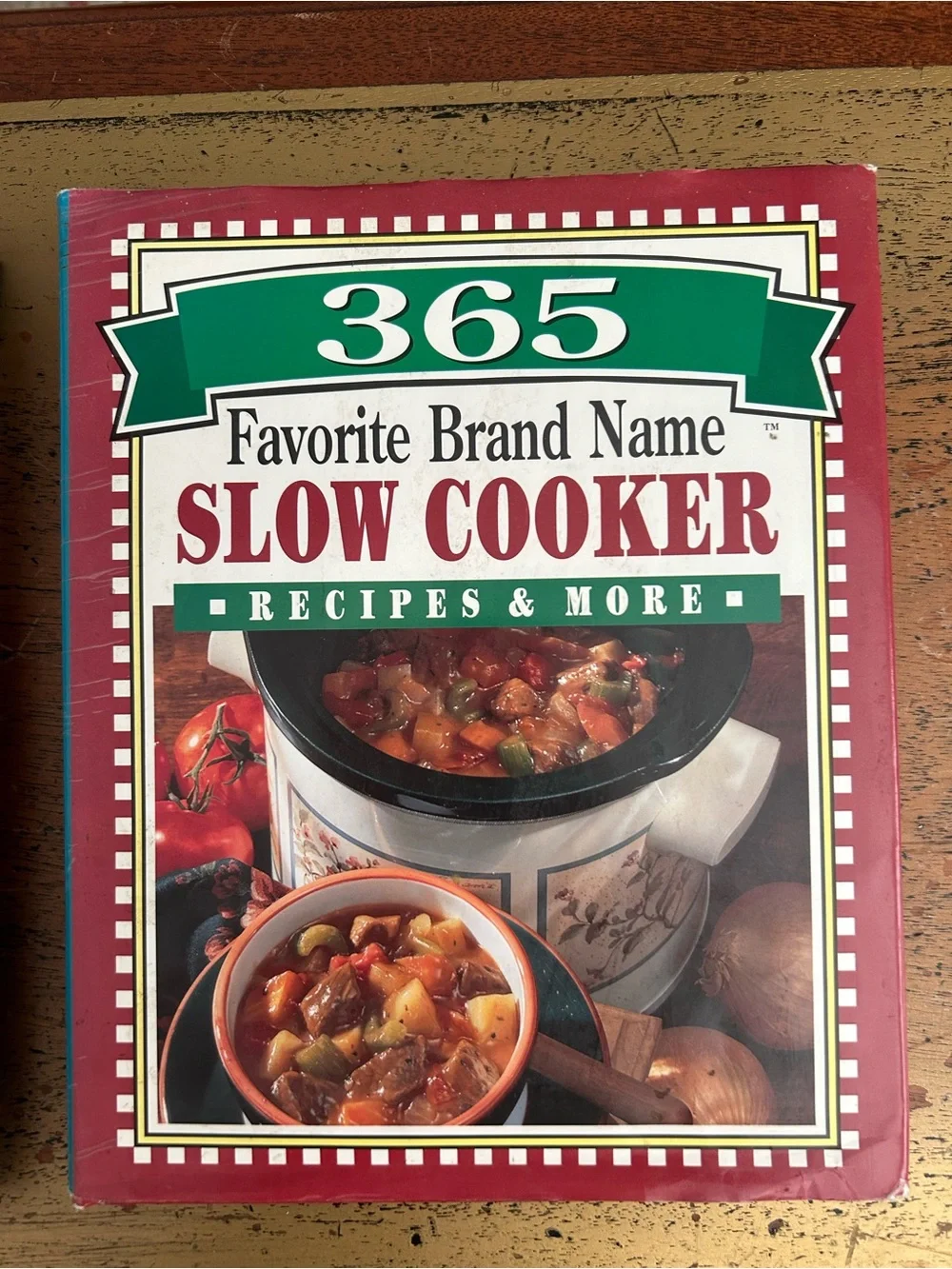 365 Favorite Brand Name Slow Cooker Recipes & More - Red Cover